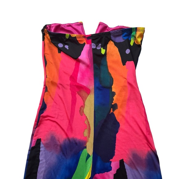 Lilly’s Kloset Tie Dye Strapless Bell Bottom Jumpsuit - Picture 6 of 15